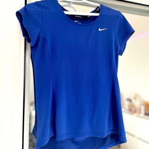 Blue Nike shirt